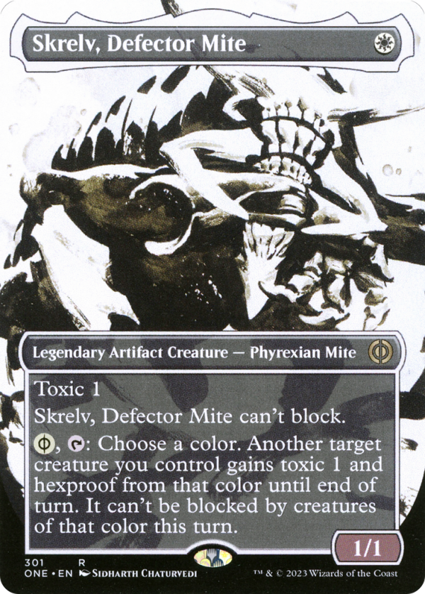 Skrelv, Defector Mite (Borderless Ichor) [Phyrexia: All Will Be One] Hot on Sale