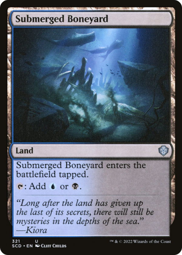 Submerged Boneyard [Starter Commander Decks] Supply