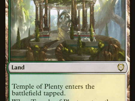 Temple of Plenty [Phyrexia: All Will Be One Commander] Hot on Sale