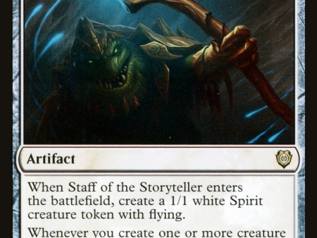 Staff of the Storyteller [Phyrexia: All Will Be One Commander] Discount