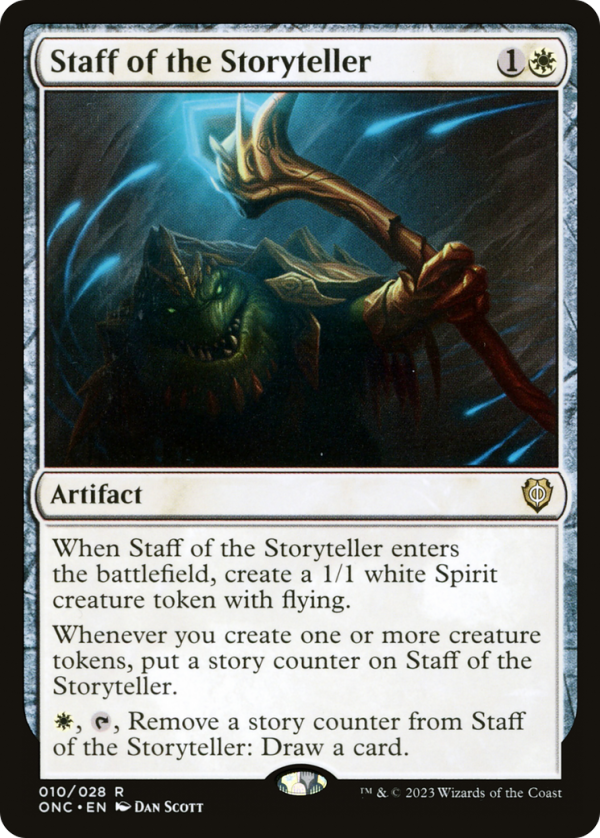 Staff of the Storyteller [Phyrexia: All Will Be One Commander] Discount