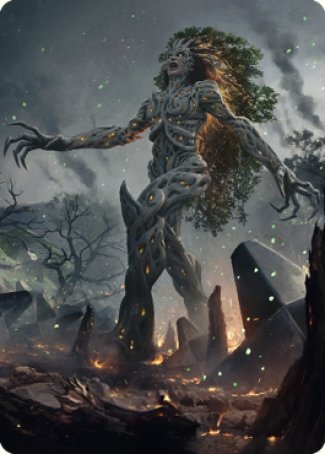 Titania, Gaea Incarnate Art Card [The Brothers  War Art Series] For Discount