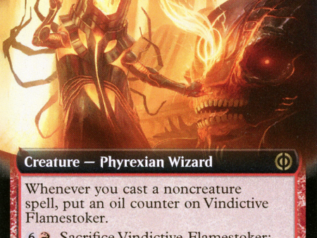 Vindictive Flamestoker (Extended Art) [Phyrexia: All Will Be One] Hot on Sale