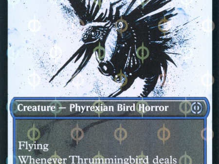 Thrummingbird (Showcase Ichor Step-and-Compleat Foil) [Phyrexia: All Will Be One] Online Sale