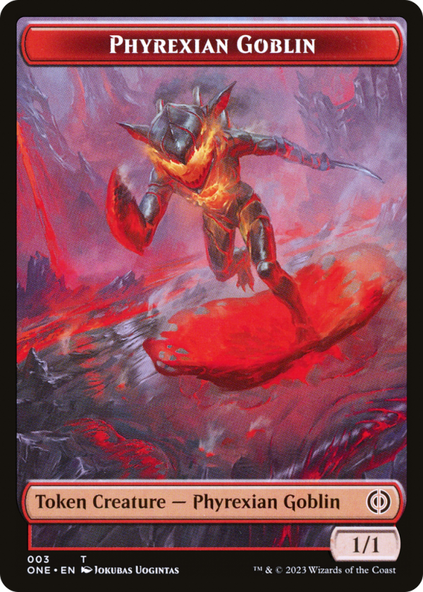 Phyrexian Goblin    Samurai Double-Sided Token [Phyrexia: All Will Be One Tokens] Online