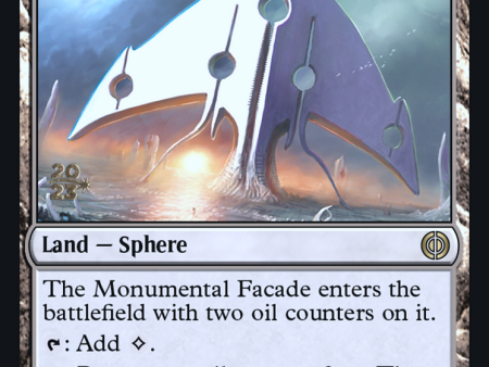 The Monumental Facade [Phyrexia: All Will Be One Prerelease Promos] Supply