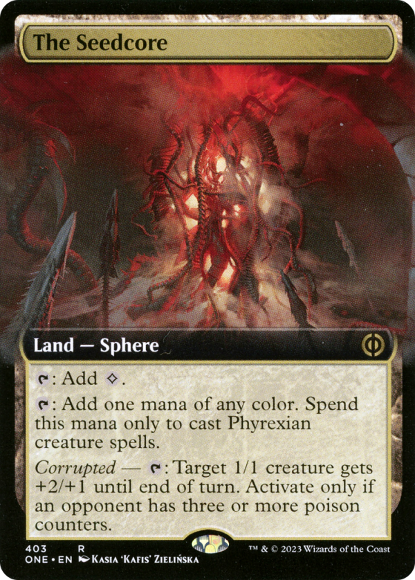 The Seedcore (Extended Art) [Phyrexia: All Will Be One] Online Sale