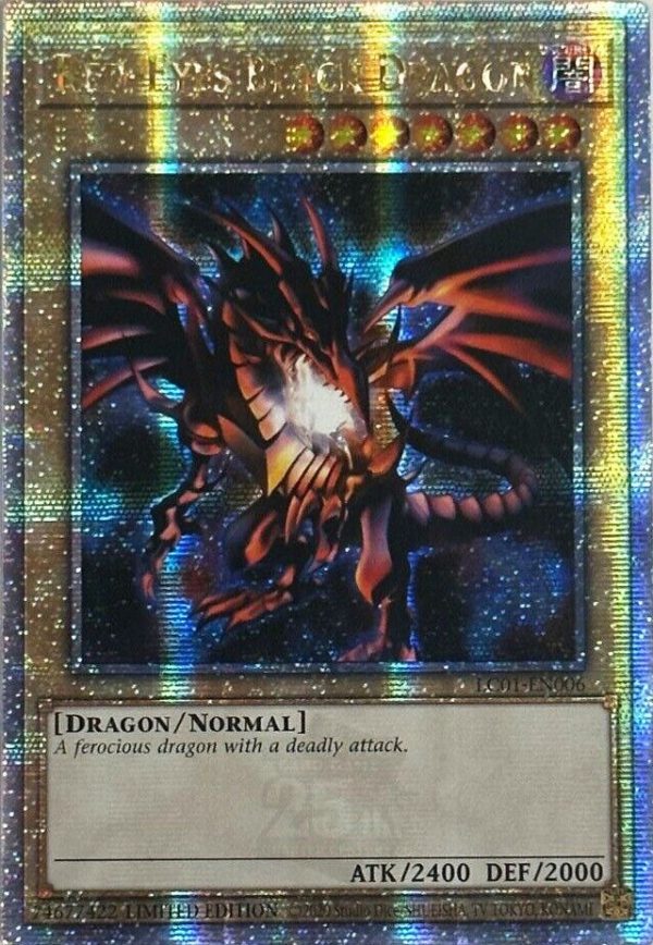 Red-Eyes Black Dragon (25th Anniversary) [LC01-EN006] Quarter Century Secret Rare Supply