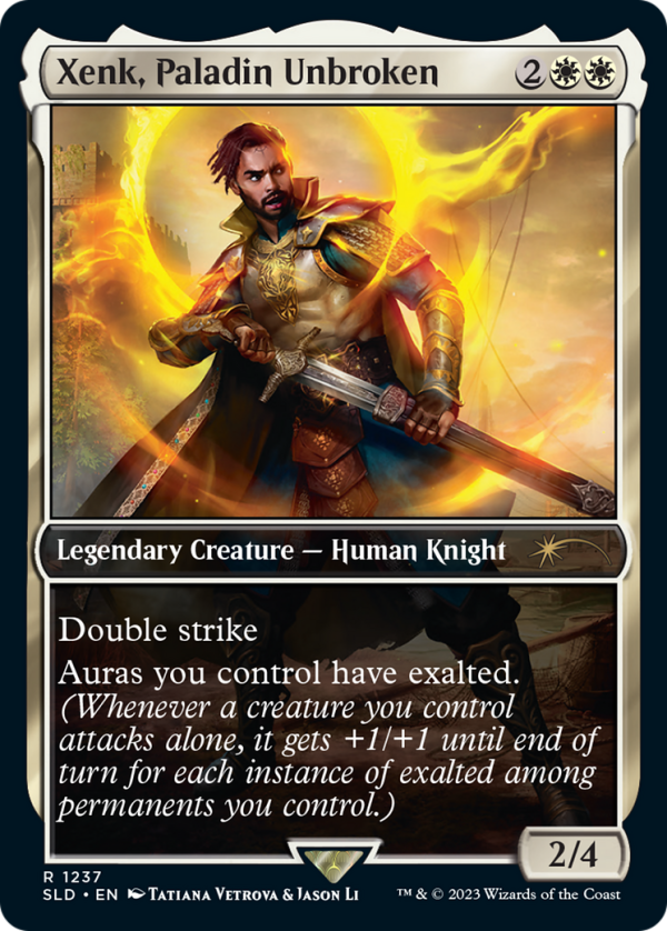 Xenk, Paladin Unbroken [Secret Lair Drop Series] Supply