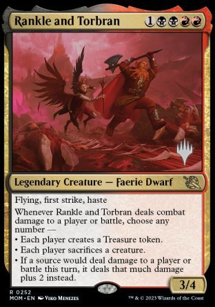 Rankle and Torbran (Promo Pack) [March of the Machine Promos] Hot on Sale