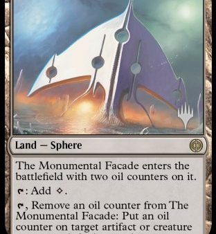 The Monumental Facade (Promo Pack) [Phyrexia: All Will Be One Promos] For Sale